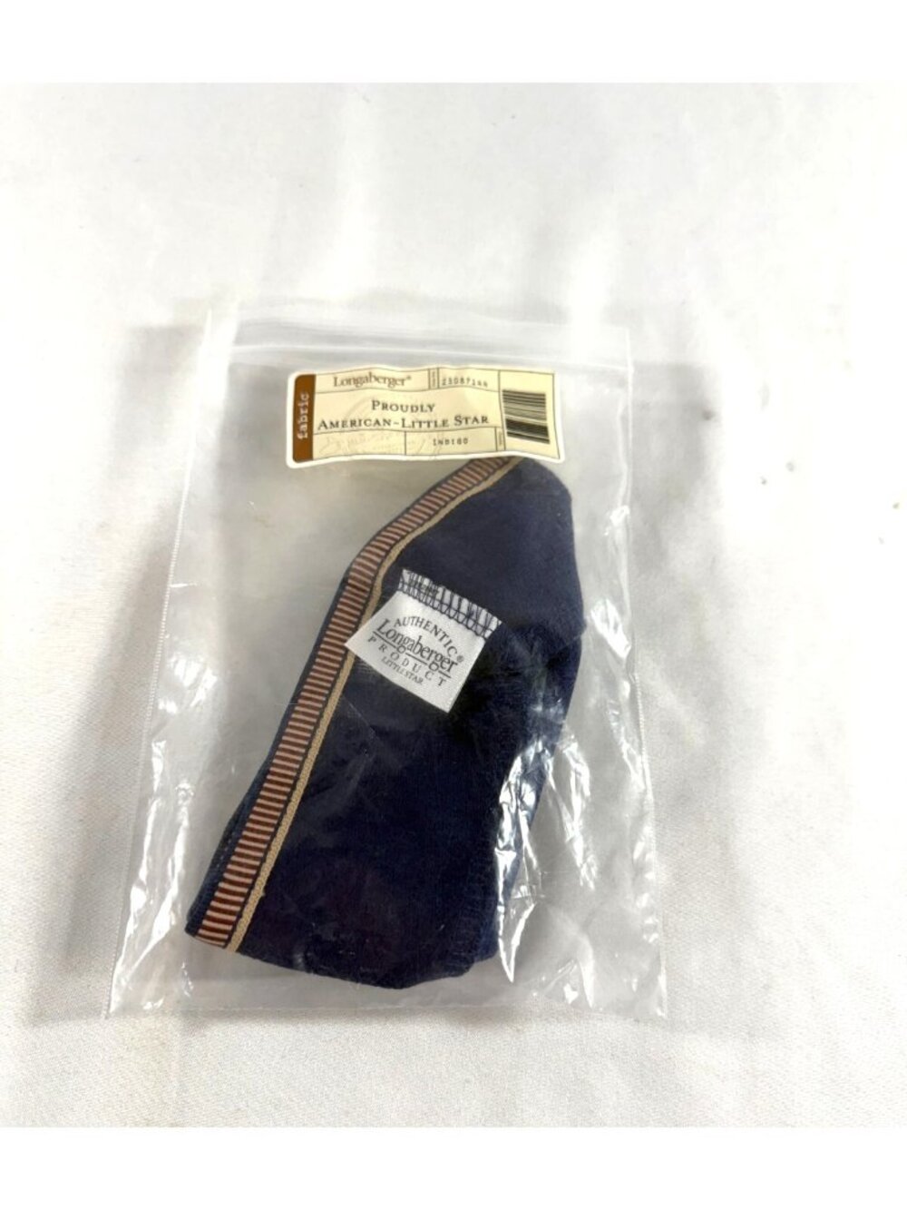Longaberger Proudly American Little Star Basket Indigo Liner 23087144 New